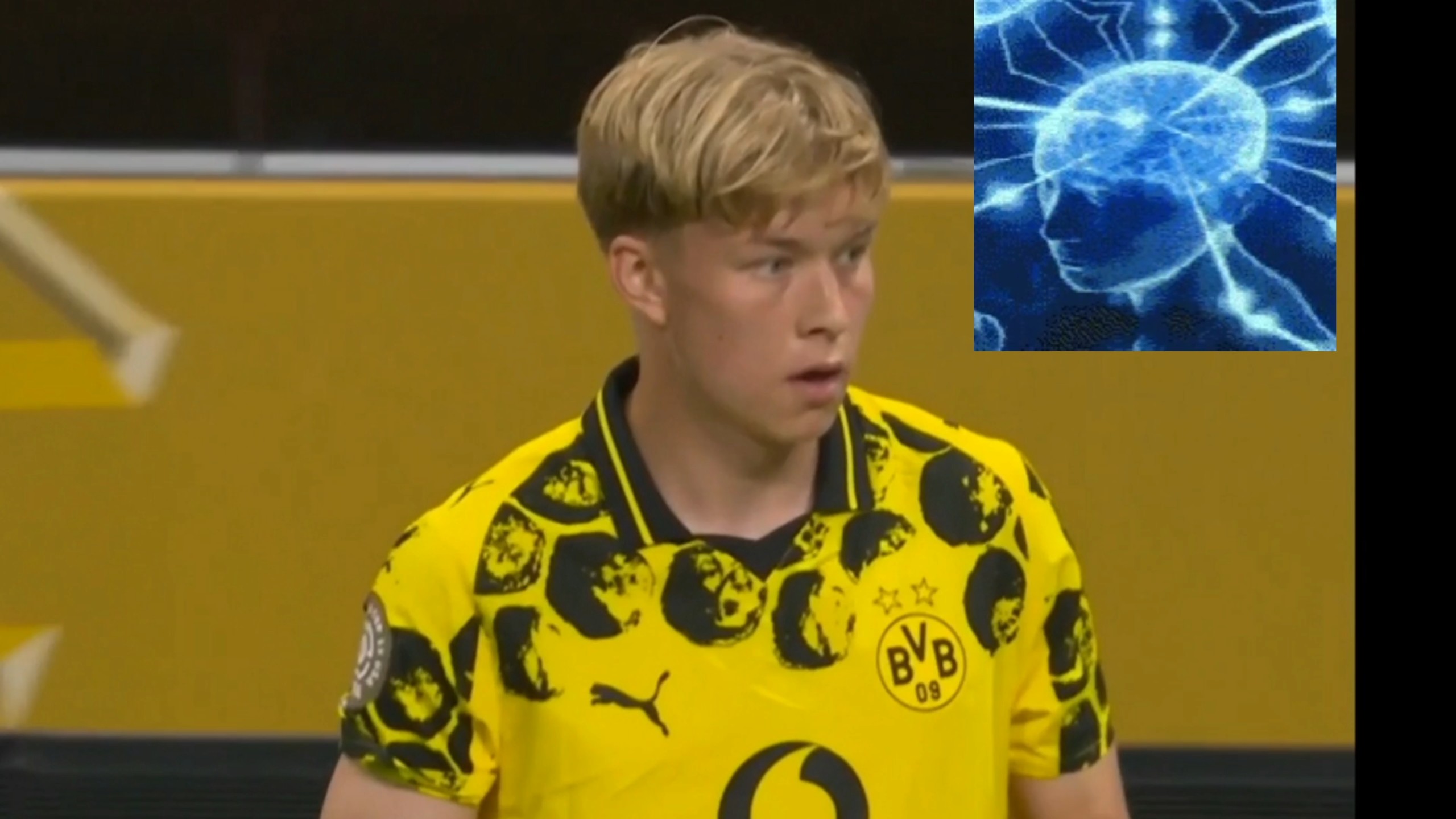 多特蒙德中场核心赛后受访，表达对球队热爱的简单介绍